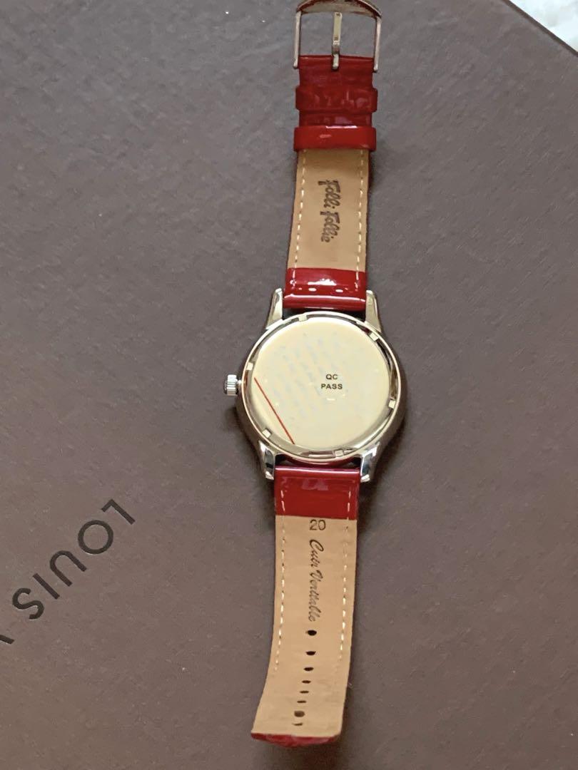 【新品】【稼働中】 Folli Follie ハートデザイン 腕時計 電池交換済