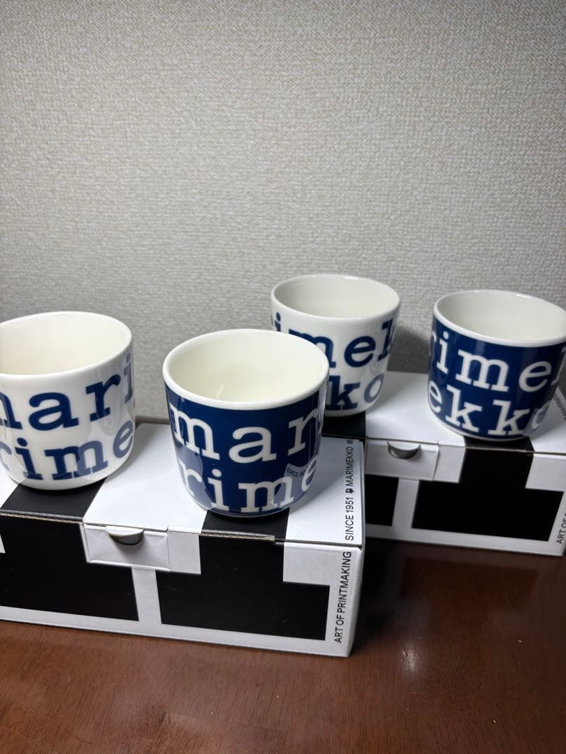 マリメッコ marimekkoラテマグ 8個セット 株式会社ルック正規取扱い品