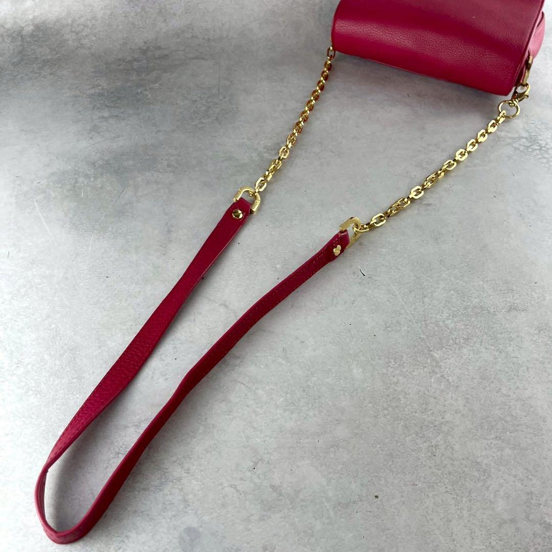 美品 トリーバーチ ロビンソン チェーン カメラバッグ ショルダーバッグ ロゴ
