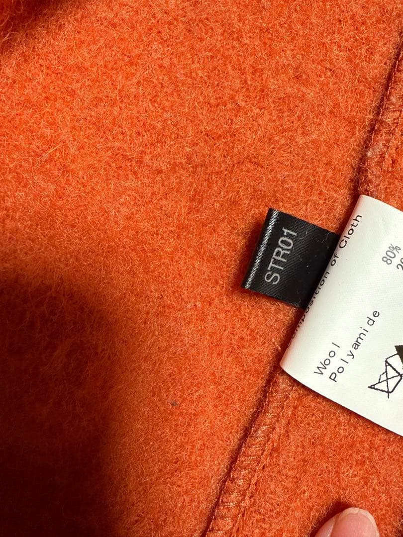 GLOVERALL レディースダッフルコート ウール オレンジMONTY GLOVERALL レディースダッフルコート ウール オレンジMONTY