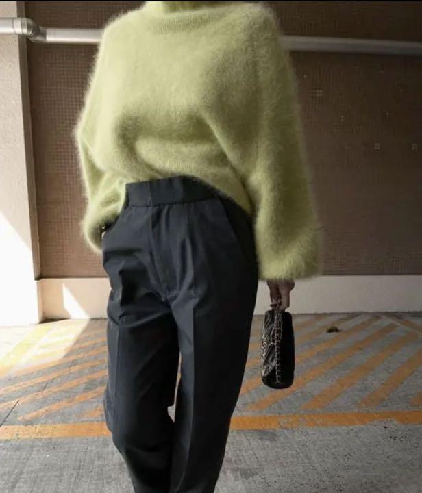 40%割引ブルー系,FREE SIZE【正規品】 大幅値下げAMERI☆POPPING 純正直送 Ameri★POPPING ブルー KNIT ANGORA COLOR ニット/セーター