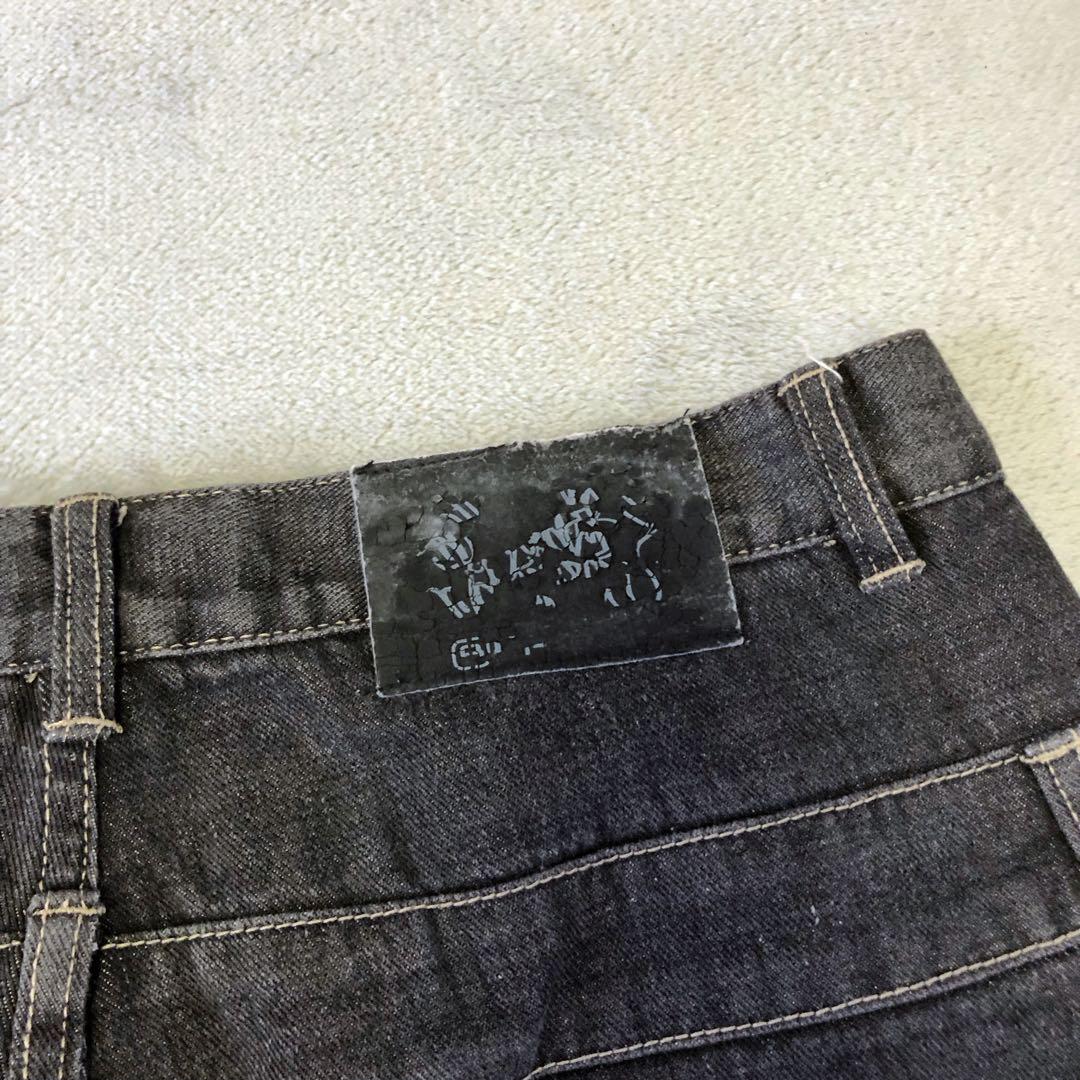 パンツ archive damage baggy wide harf denim Y2K