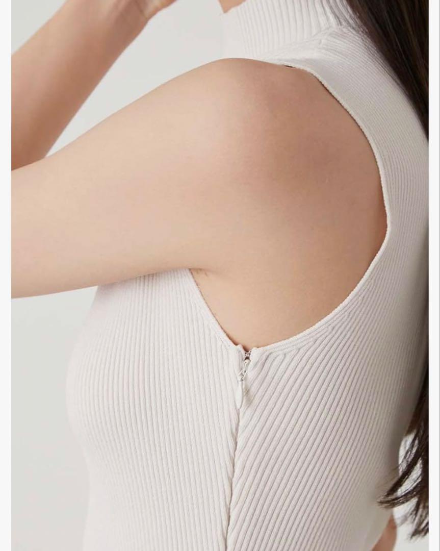 SNIDEL Sustainaニットドッキングワンピ