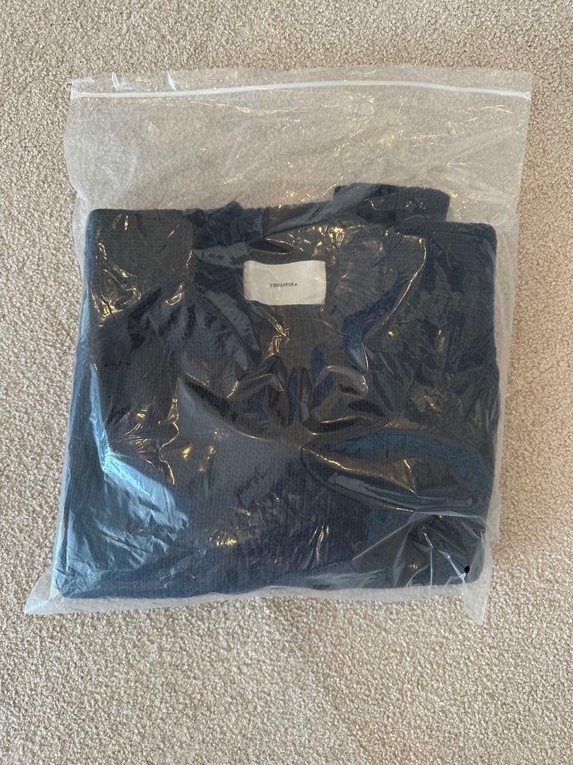 todayful Raglan Knit Pullover ブラック todayful Raglan Knit Pullover ブラック