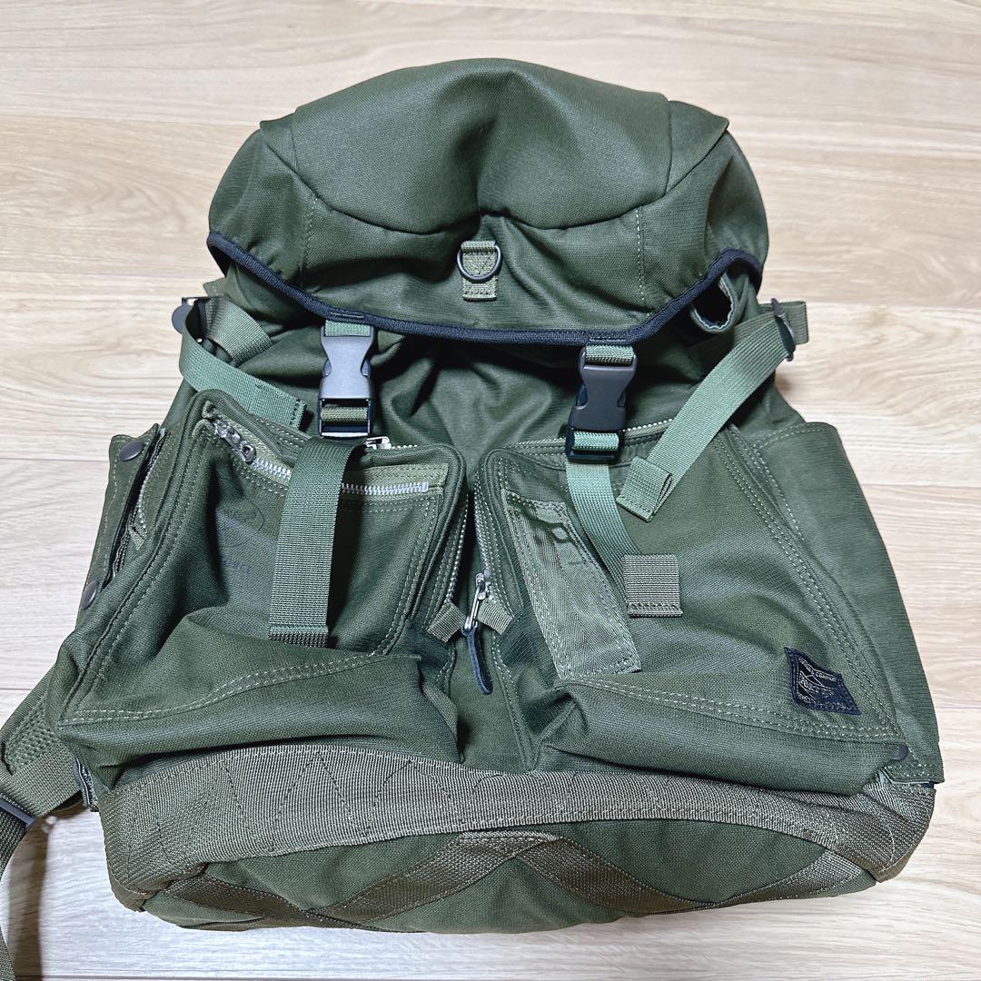 【破格 美品】PORTER オリーブグリーン リュック