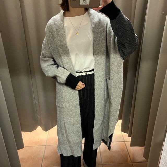 未使用 EN’DAY エンデイ UN3D ダブスタ 24AWニットカーデ 未使用 EN’DAY エンデイ UN3D ダブスタ 24AWニットカーデ