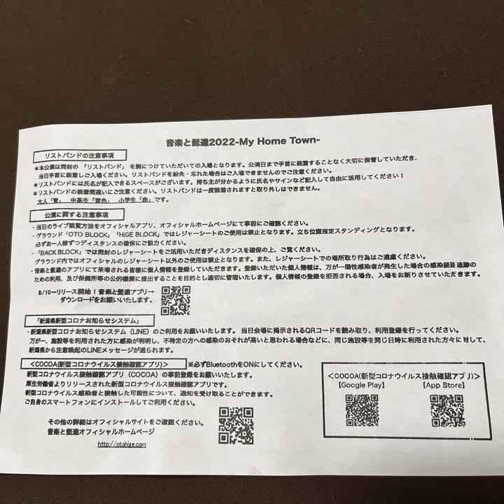 音髭チケット大人1枚 レジャーシート付き 音楽フェス | quintatula.com