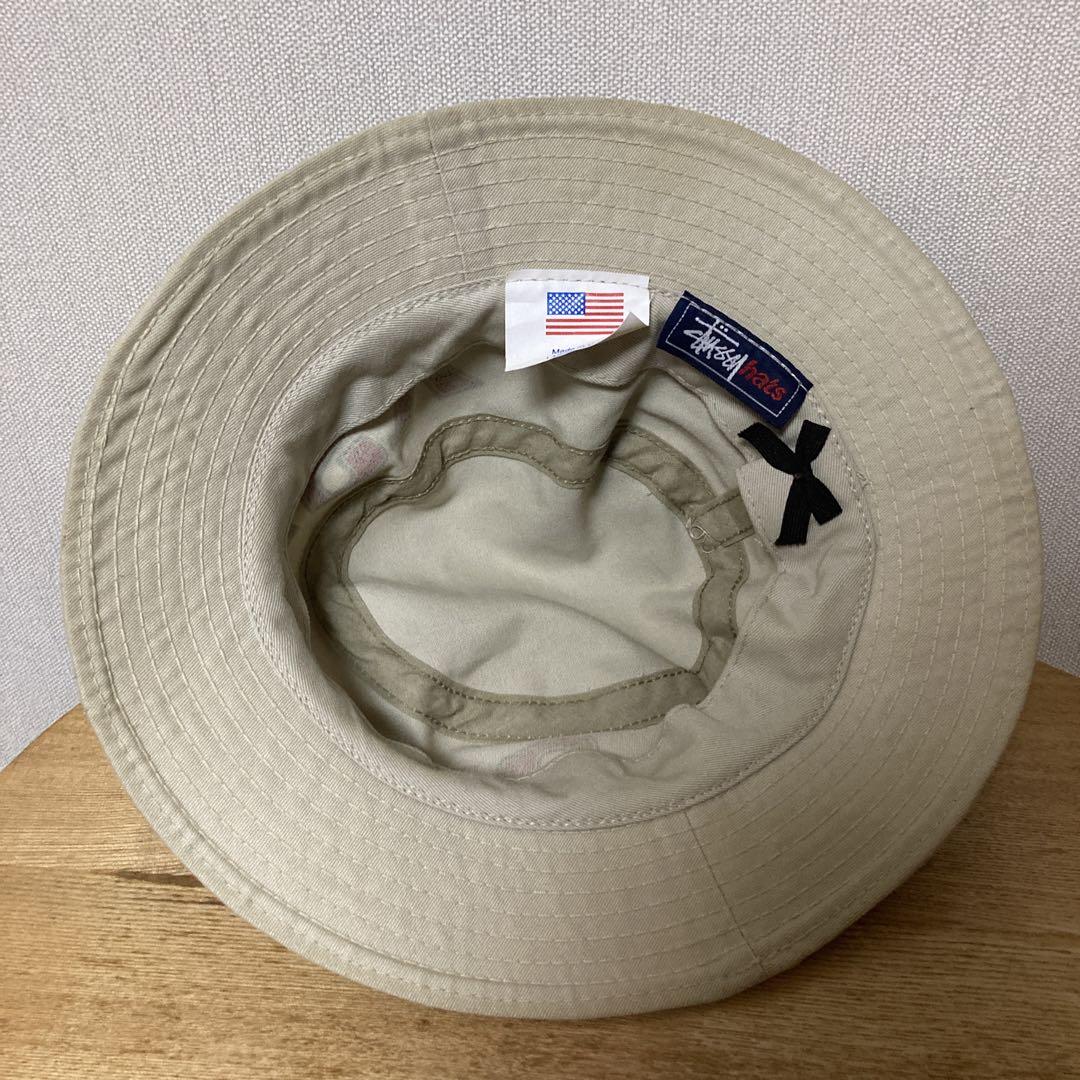 極美品 oldstussy 90s オールドステューシー バケットハット usa