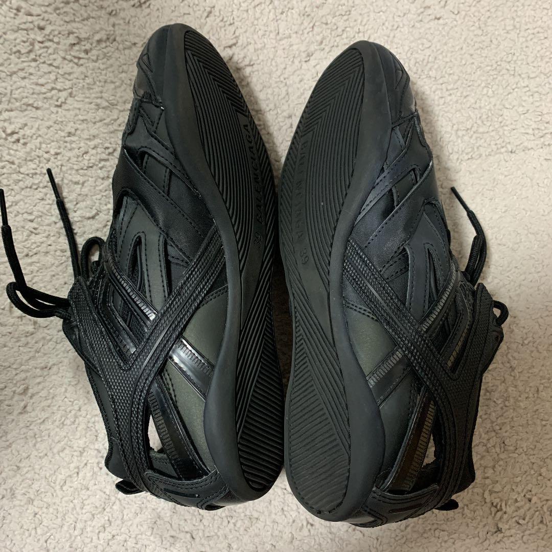 のサイズ 新品BALENCIAGAバレンシアガ メッシュパネルドライブスニーカー CoxSH-m42643189532 20AW クッション