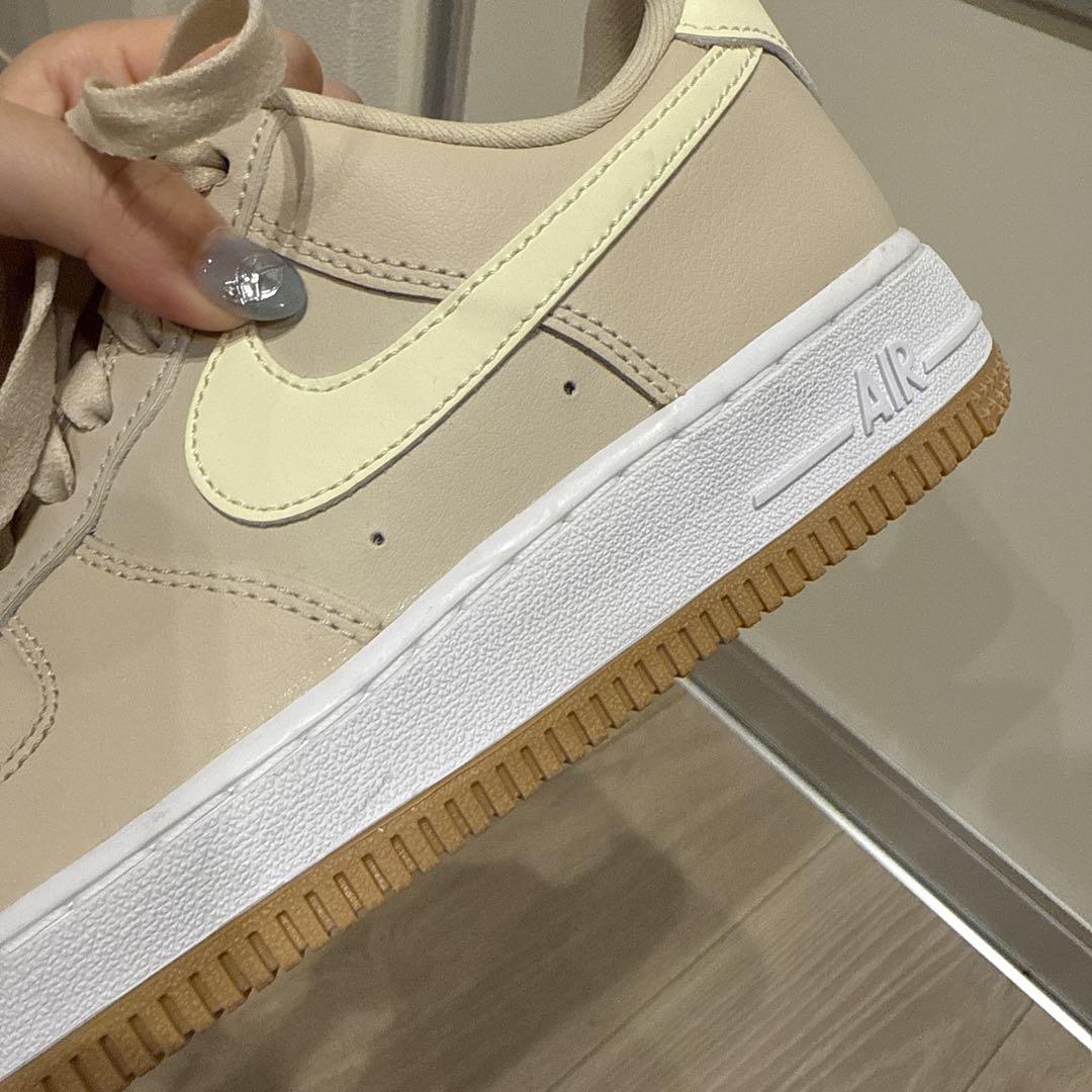 【新品未使用】Nike Air Force 1 ベージュ 22cm