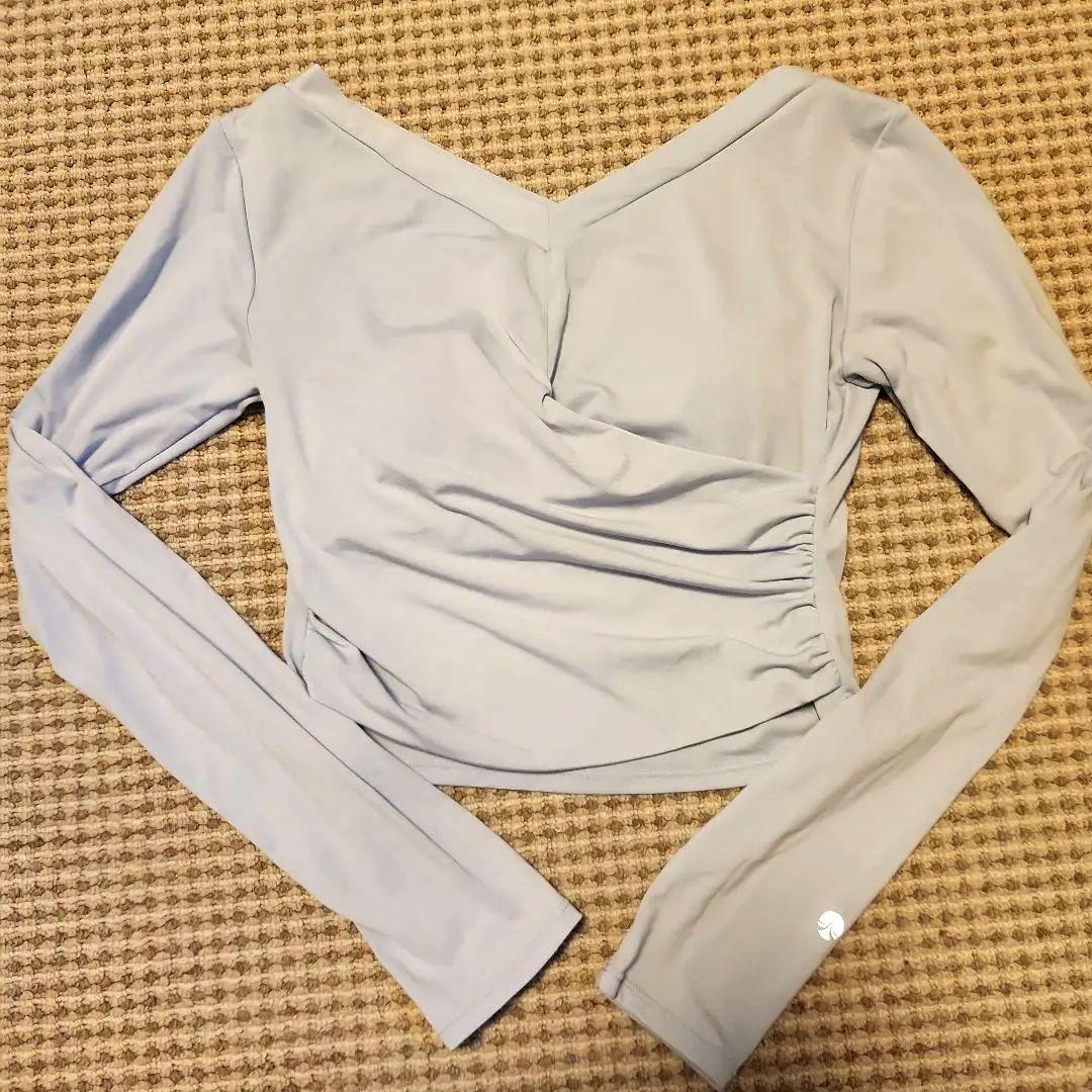 Lava リントスル ピラティストップス M ライトブルー 長袖