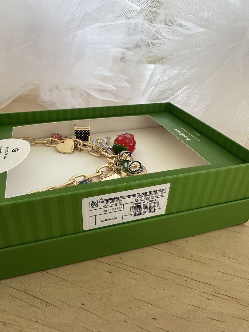 アメリカ限定 ⭐︎ ケイトスペード ×ターゲット　チャンキーチャーム　ネックレス