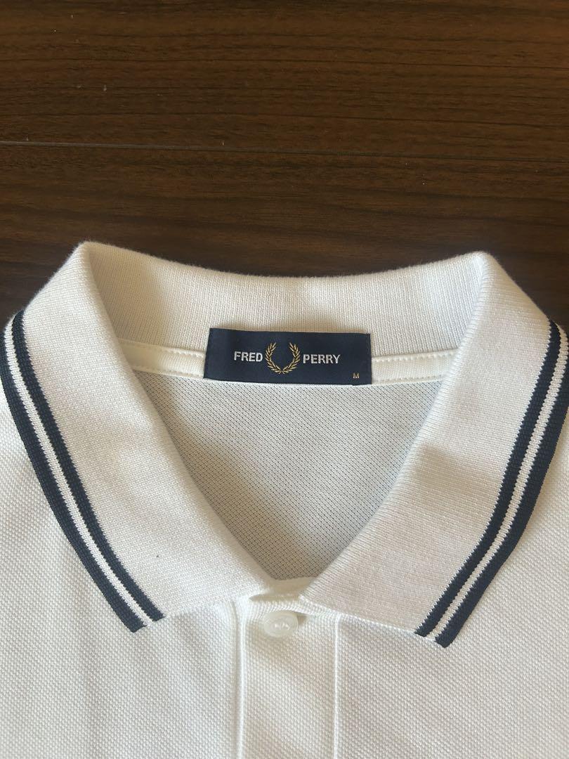 FRED PERRY ホワイトポロシャツ