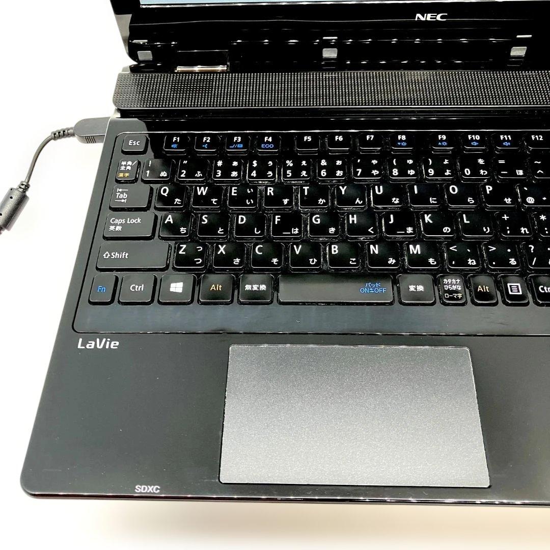 大容量1000GB!Windows11 NEC カメラ付 艶黒 ノートパソコン 大容量1000GB!Windows11 NEC カメラ付 艶黒 ノートパソコン