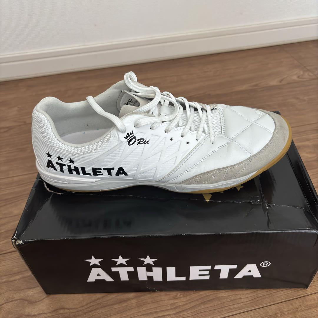 【美品】ATHLETA T008 高反発力&安定性抜群フットサルシューズ27.5