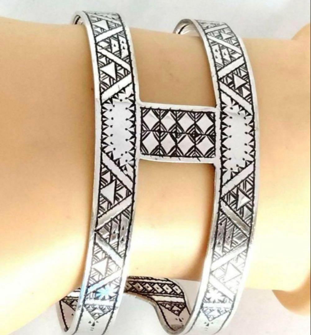 トゥアレグ族 ハンドメイド シルバー ブレスレット アクセサリー