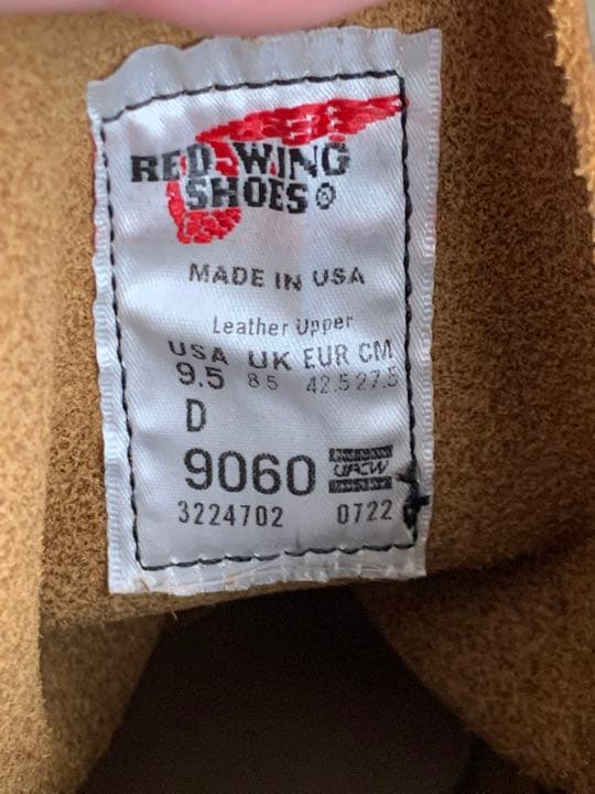 RED WING 9060  ベックマン  フラットボックス    新品未使用 WING ベックマン