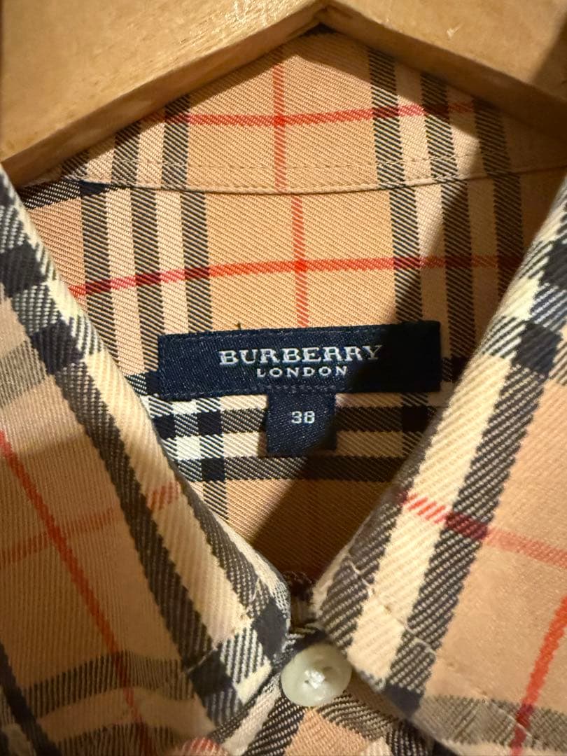 ヴィンテージ バーバリーロンドン フランス製 ノバチェック長袖シャツ ヴィンテージ バーバリーロンドン フランス製 ノバチェック長袖シャツ