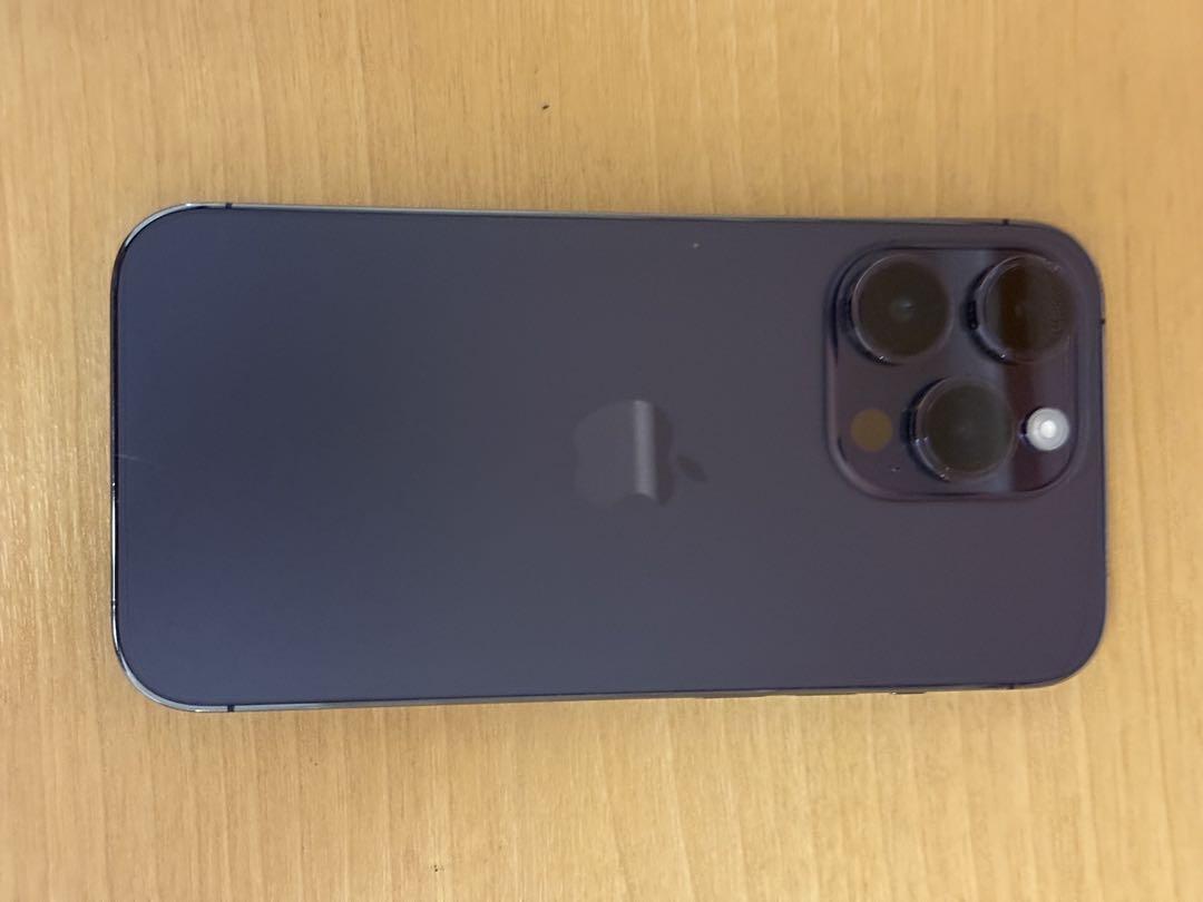 iPhone 14 pro ディープパープル258gb simフリー　付属品完備