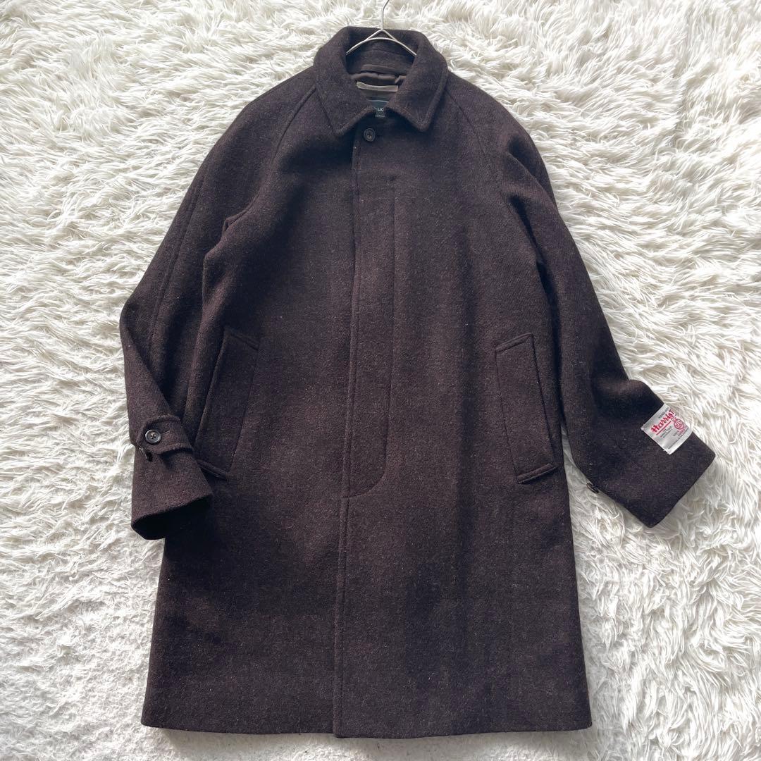 BEAMS LIGHTS Harris Tweed ウール チェスター コートL BEAMS LIGHTS WWW_SHINETEETH_COM