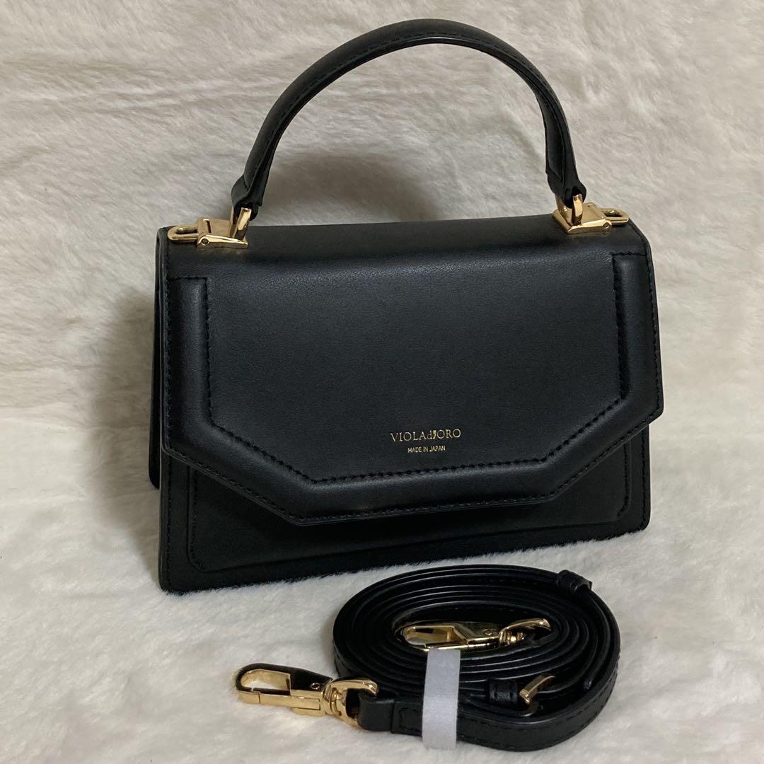 極美品 ヴィオラドーロ VIOLAd'ORO 2way ショルダーバッグ