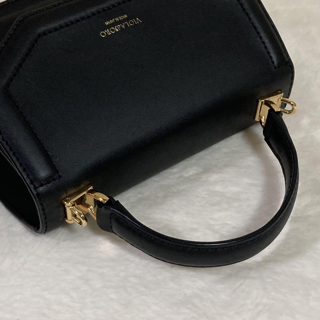 送料無料 百貨店 極美品 ヴィオラドーロ VIOLAd'ORO 2way ショルダーバッグ バッグ