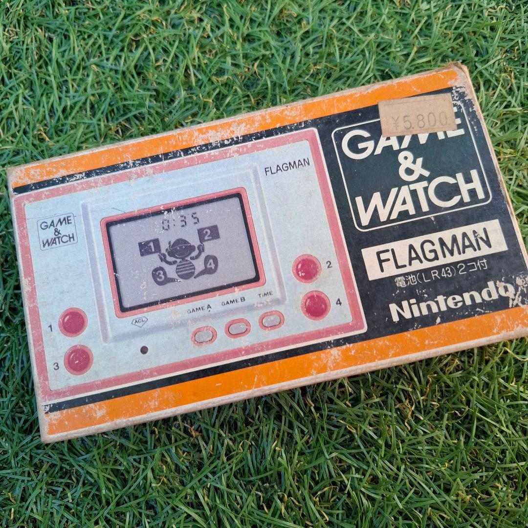 10分のみ価格Nintendo GAME & WATCHFLAGMAN説明書付き