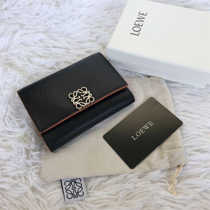 [美品！] LOEWE 三つ折り財布 ブラック値下げ中❕ LOEWE ロエベ 三つ折り財布 ブラック - 折り財布アウトレット