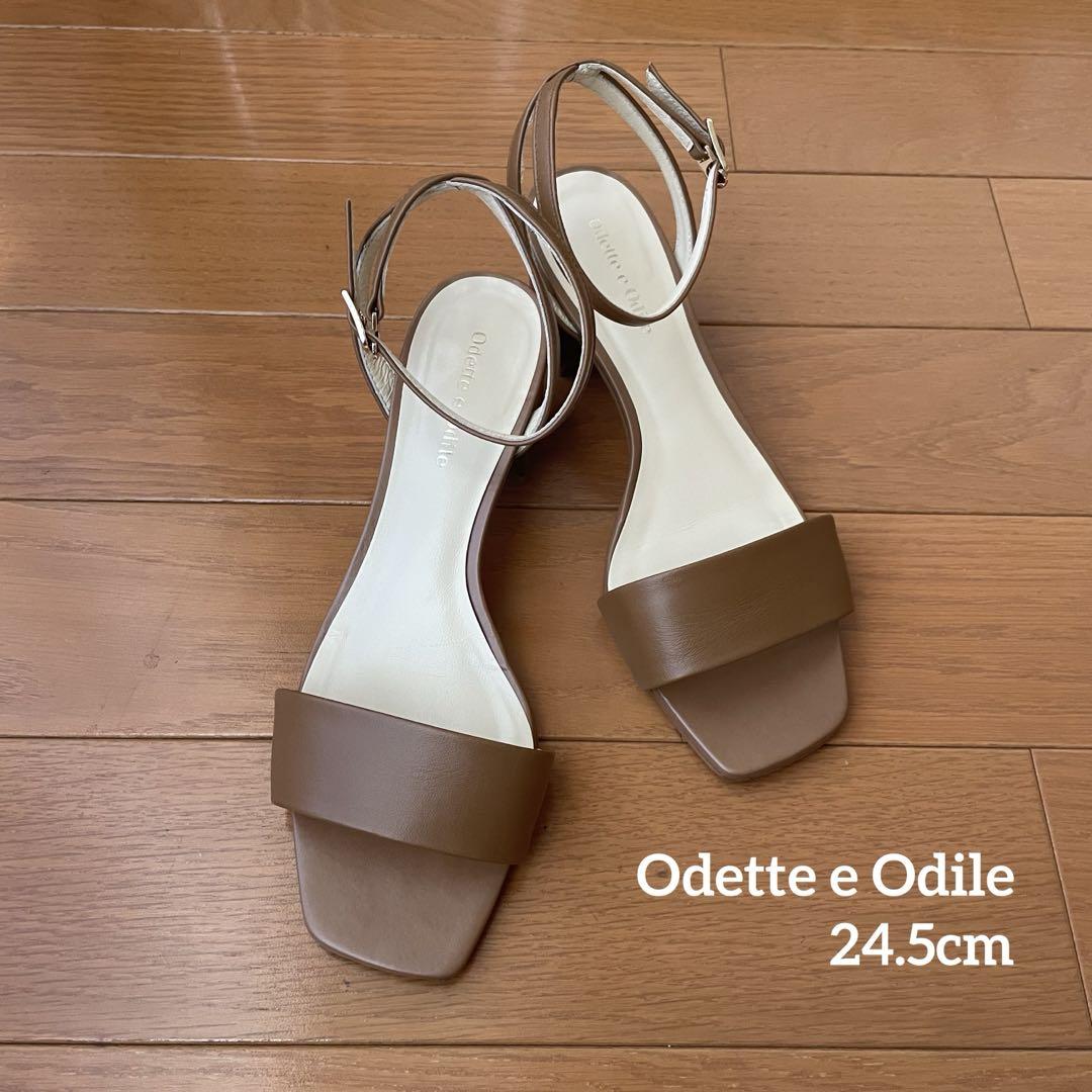 【国際ブランド】 OdetteeOdile ブラウン サンダル 靴