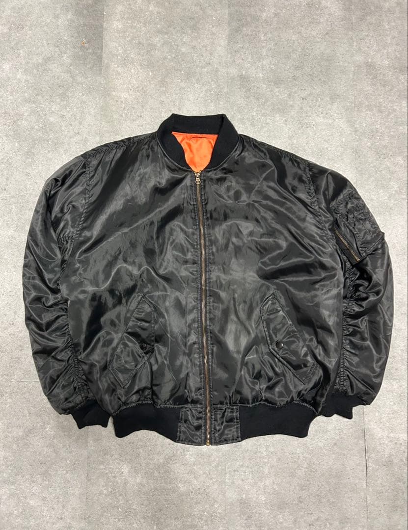 ALPHA アルファ ヴィンテージ 古着 MA-1 フライトジャケットL ALPHA INDUSTRIES