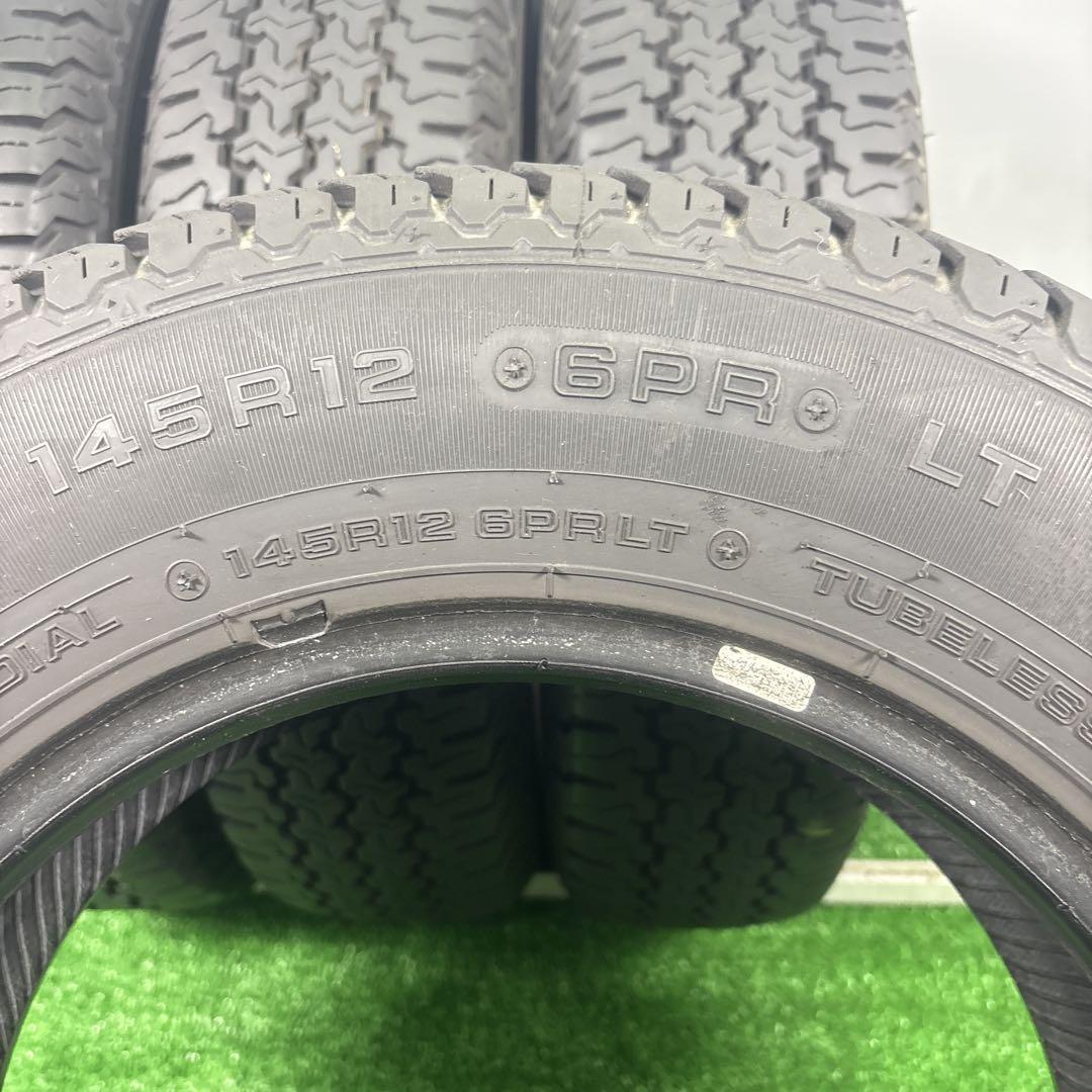 145R12LT 6PR ヨコハマVAN355 4本 送料無料 T1333