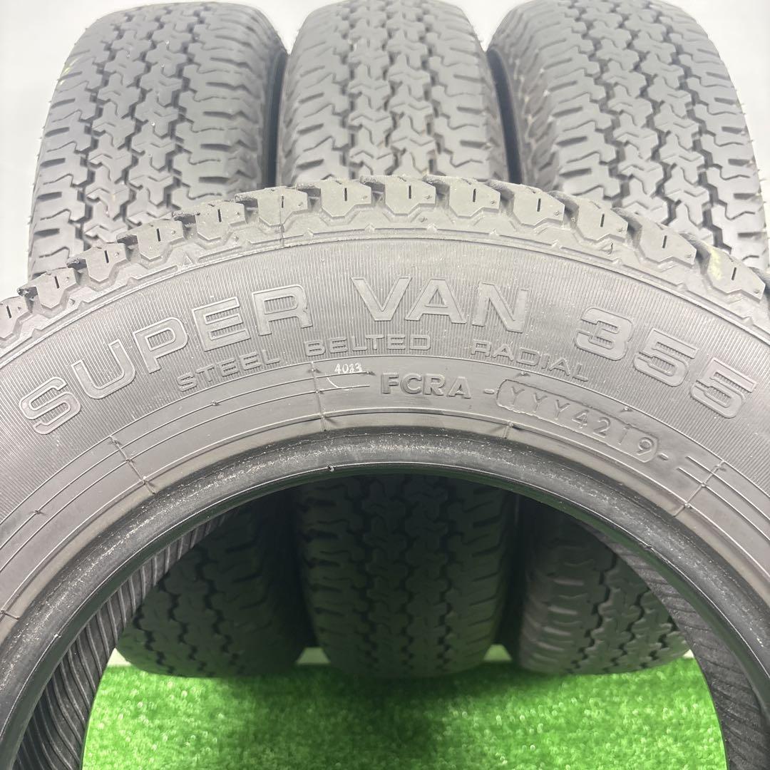 145R12LT 6PR ヨコハマVAN355 4本 送料無料 T1333