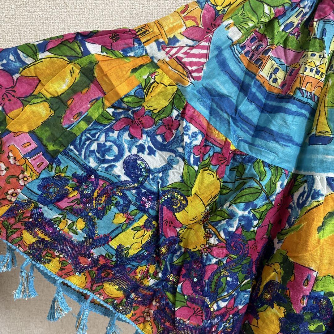 定期入れの リゾートワンピース_イタリア antica sartoria インポートドレス ワンピース
