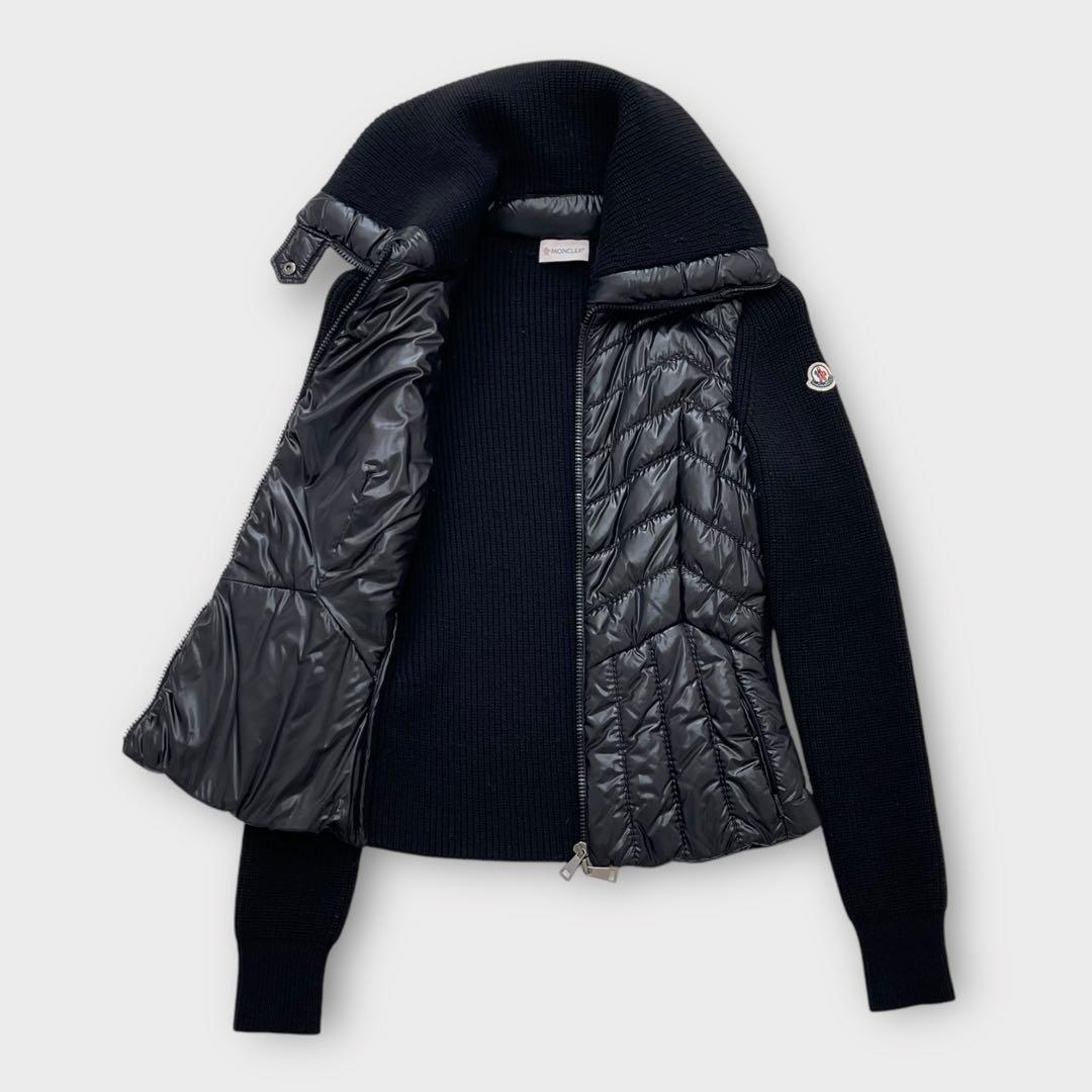専用 MONCLER モンクレール ニット切り替えダウンカーディガン