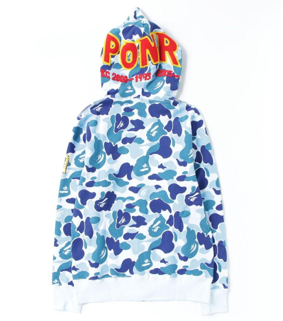 BAPE ABC CAMO SHARK FULL ZIP HOODIE エイプ