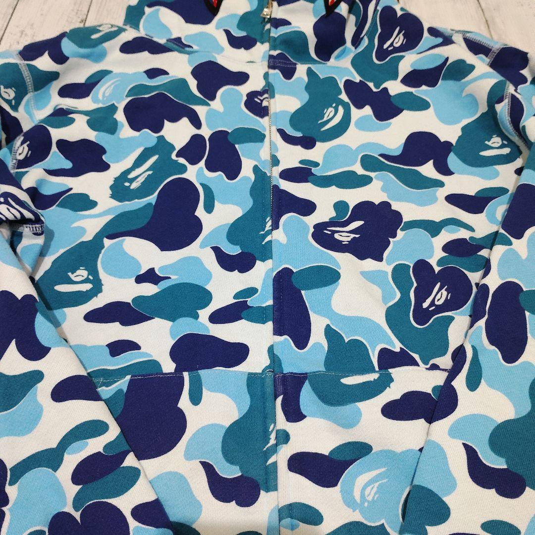 BAPE ABC CAMO SHARK FULL ZIP HOODIE エイプ