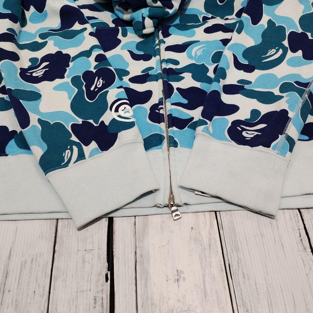 BAPE ABC CAMO SHARK FULL ZIP HOODIE エイプ