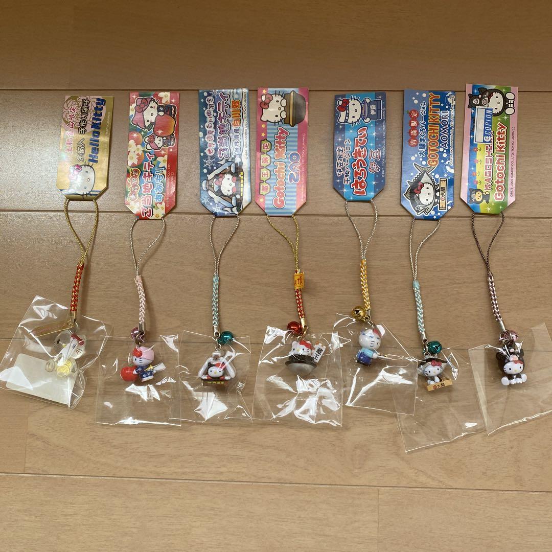 ご当地キティ キティちゃん 根付け キーホルダー ストラップ まとめ売り ご当地