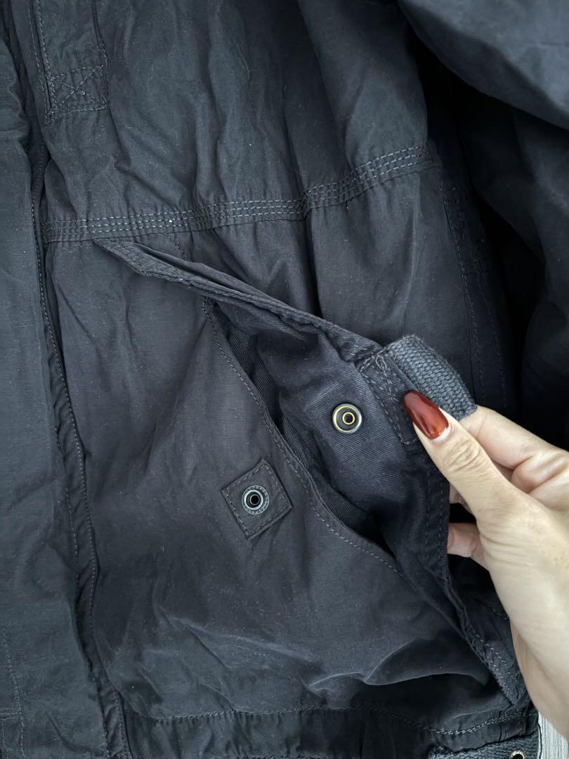 Abercrombie&Fitch マウンテンパーカー ブラック