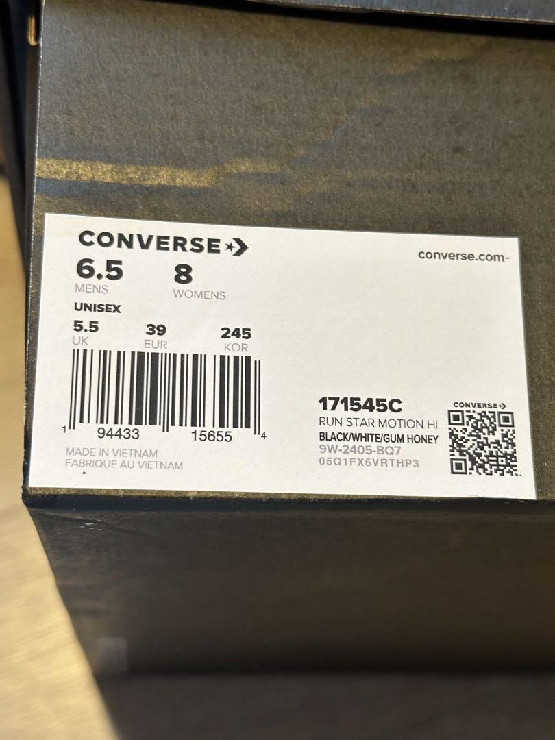 韓国　コンバース　新品　未使用　ランスターモーション　ハイカット