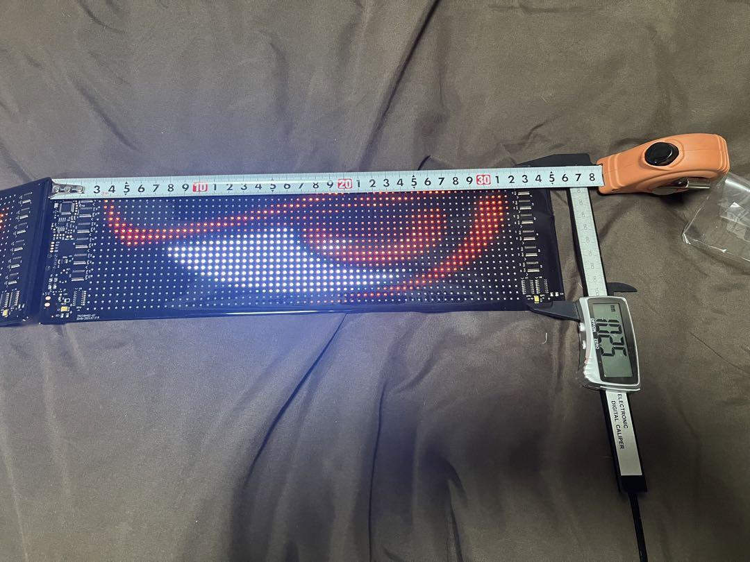 ラスト　デビル　アイ　LED 悪魔の眼　10.25センチ×35センチ　2枚セット