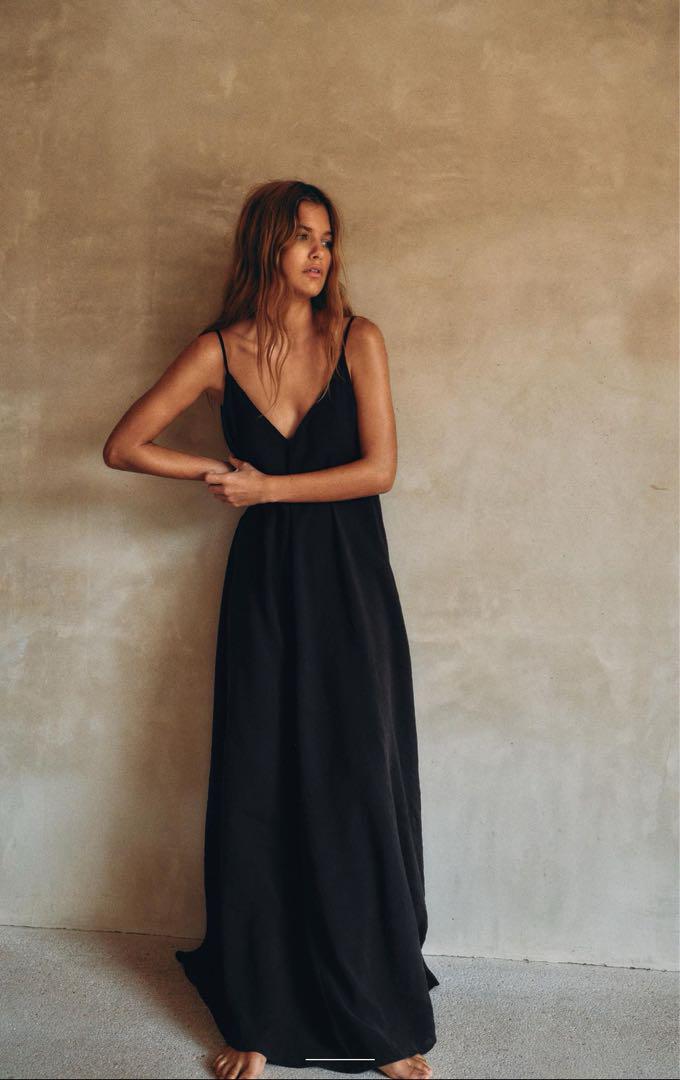 zara フルイドパフワンピース ブラックL - メルカリ