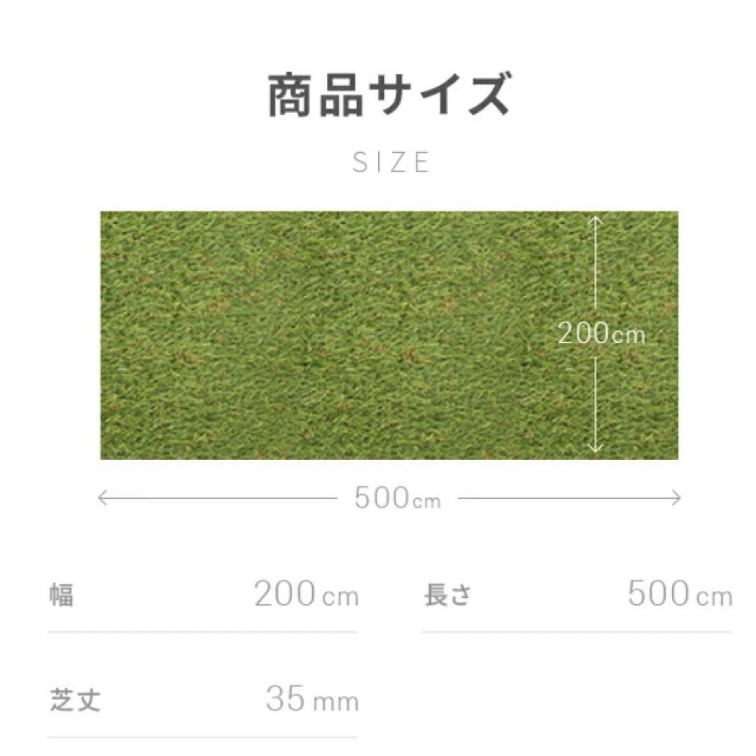 人工芝ロール　2m×5m 芝丈35mm