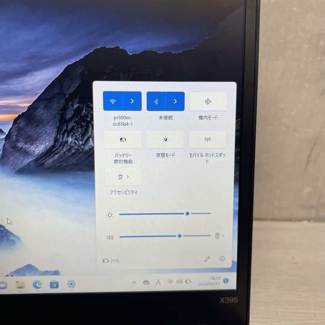 レノボ Thinkpad X395 AMD Ryzen 5 Pro 3500U 画像10
