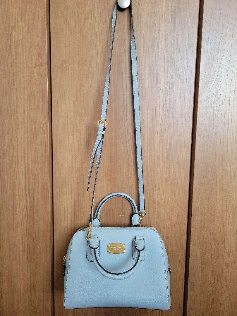 MICHAEL KORS ハンドバッグ ライトブルー MICHAEL KORS】 ショルダーバッグ ライトブルー - メルカリ