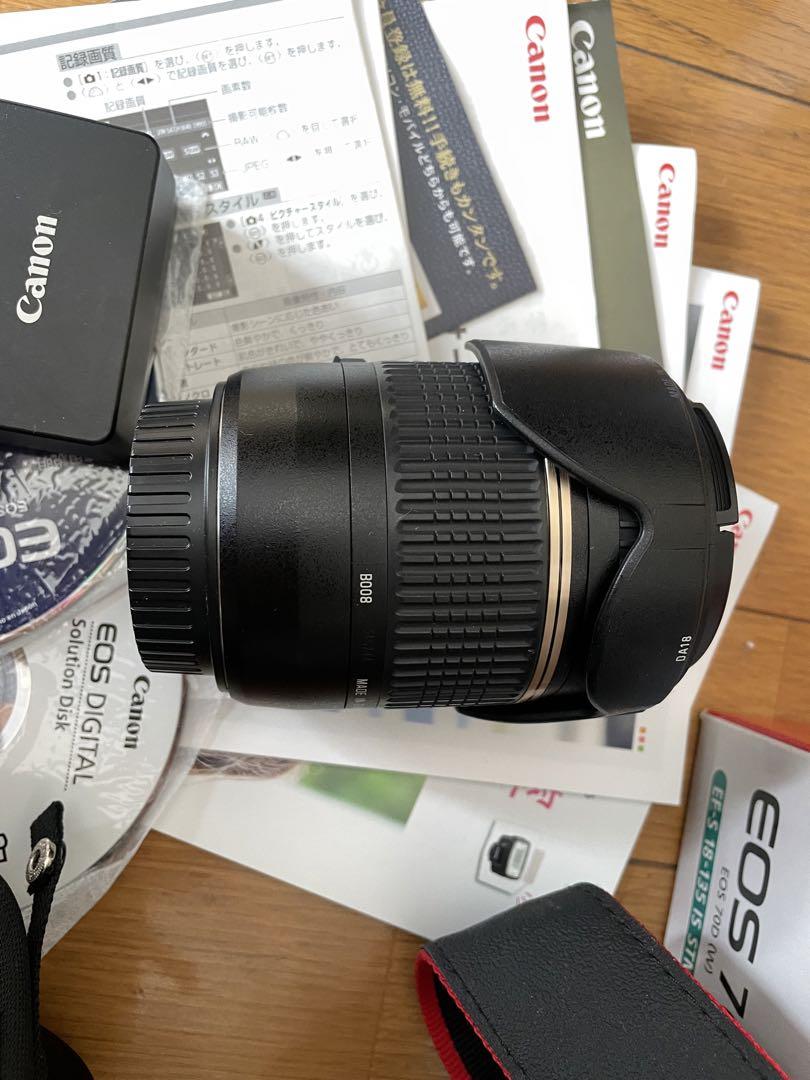canon eos 70d 実働　美品　レンズセット　入門セット