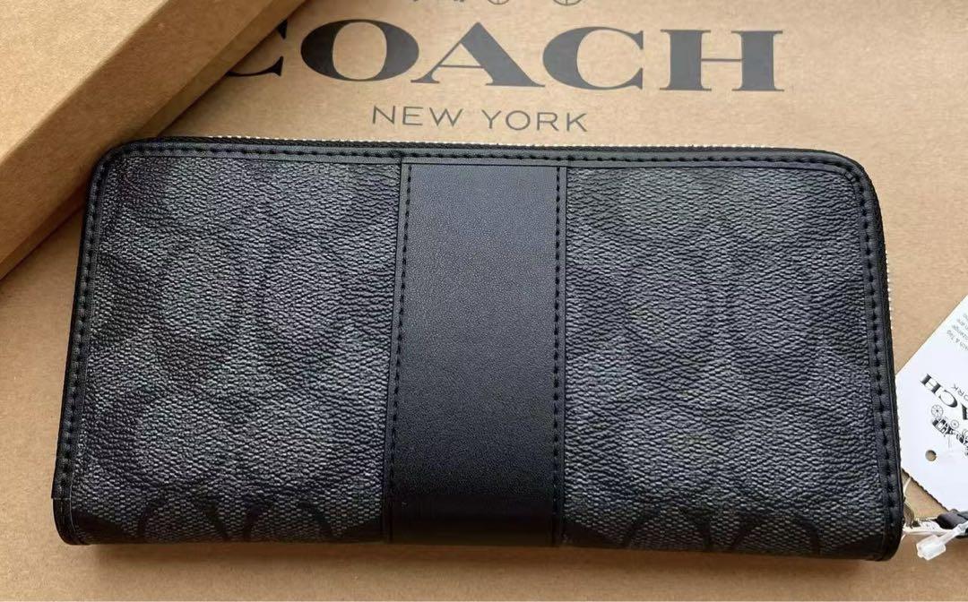 COACH コーチ 長財布 ラウンドファスナー F54630 アウトレット品