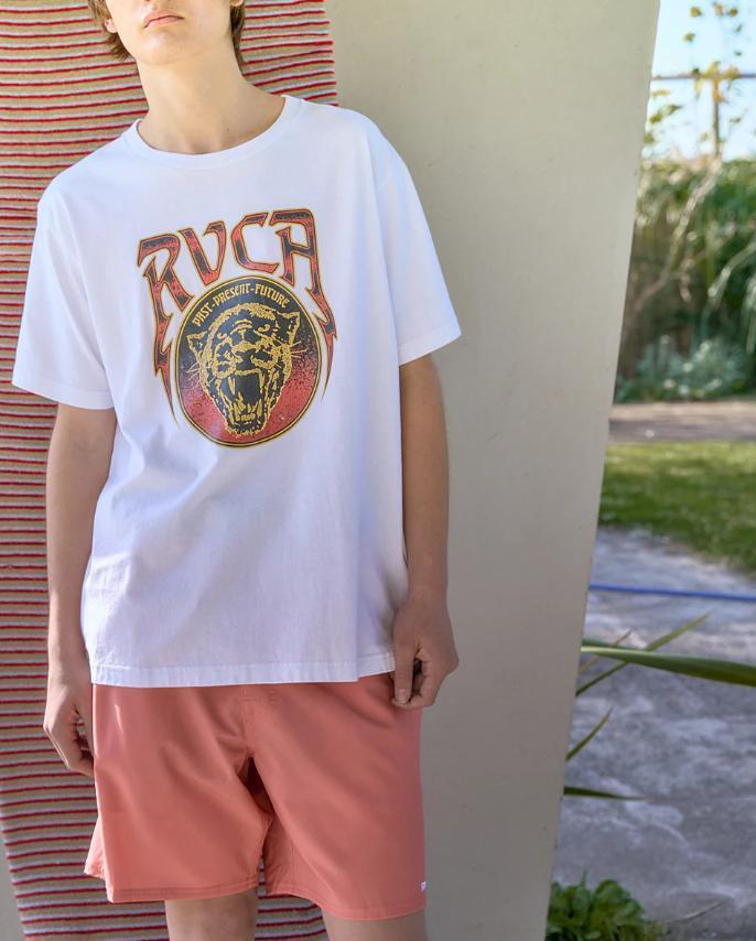 新品　25年春夏 RVCAルーカ　水陸両用　ボードショーツ　オレンジ系　L