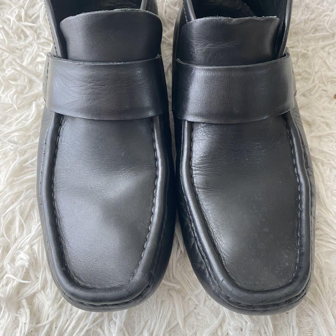 GUCCI ブラック　レザー チャッカブーツ