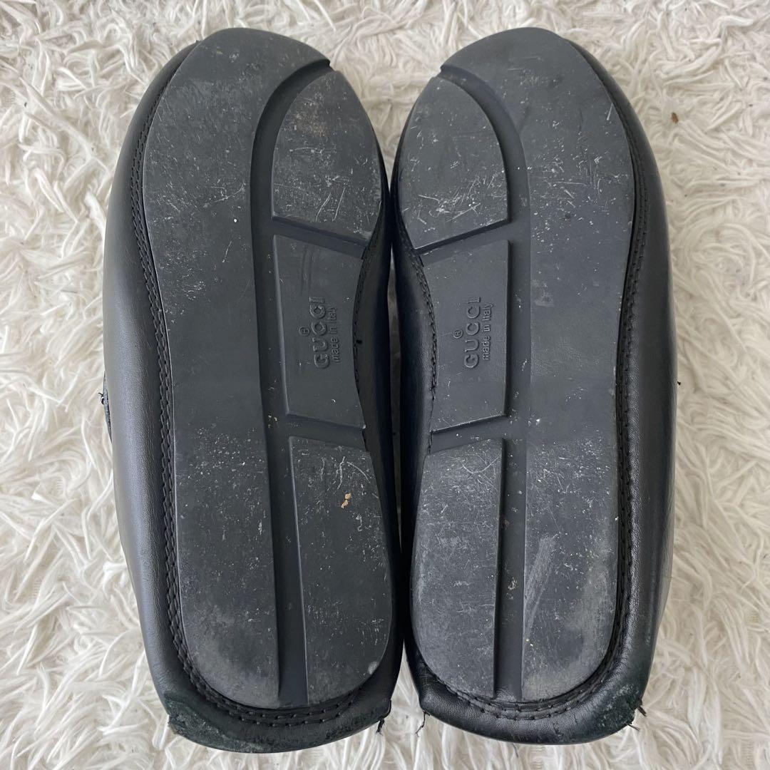GUCCI ブラック　レザー チャッカブーツ